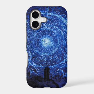 Capa de iPhone Gustave Dore A Rosa Branca (azul)