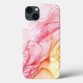 Capa de iPhone / iPad com brilho em tons de rosa e