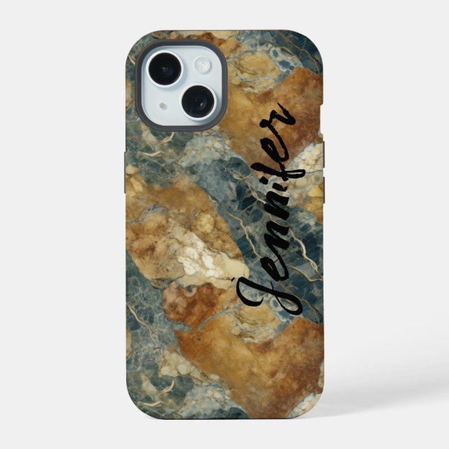 Capa de iPhone / iPad de Ágata Mármore (Verso)