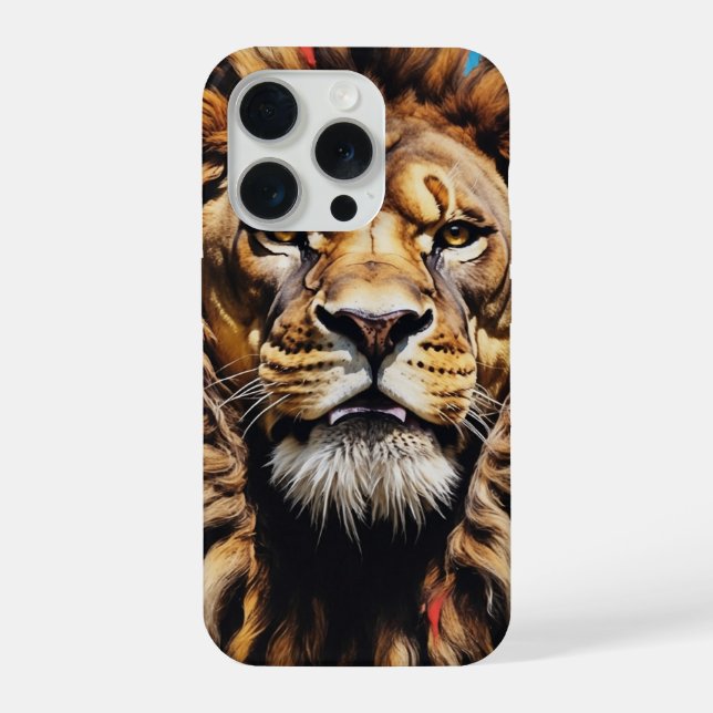 Capa de iPhone King’s Gaze Lion (Verso)