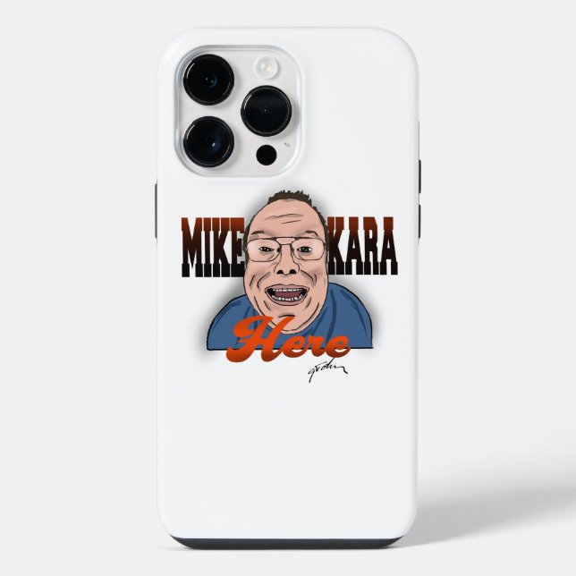 Capa de iPhone Mike Kara Here (Verso)