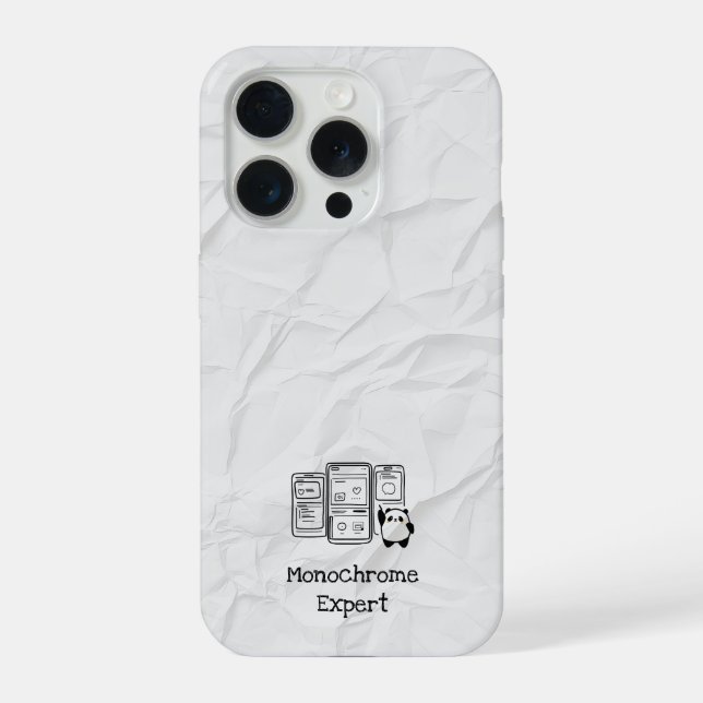 Capa de iPhone Monochrome Expert (Verso)