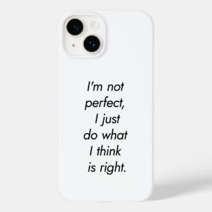Capa de iPhone Não Sou Perfeito