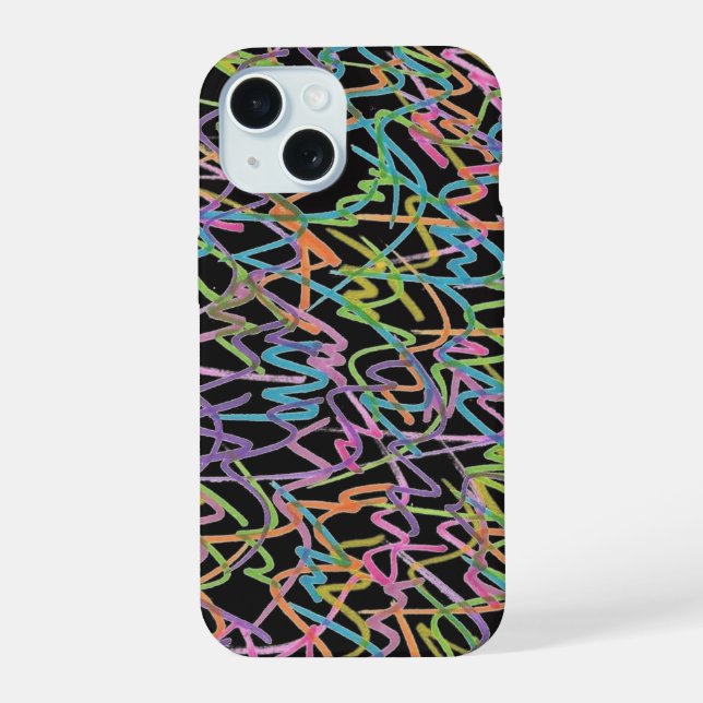 Capa de iPhone Neon Graffiti (Verso)