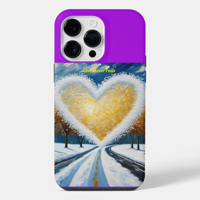 Capa de iPhone - O Amor Nunca Falha (Verso)