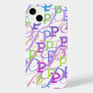 Capa de iPhone "P" Confete de Letras