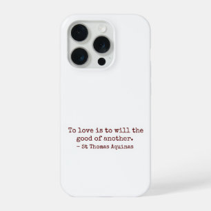 Capa de iPhone Para Amar é Querer o Bem de Outro