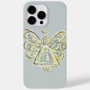 Capa de iPhone Personalizada Anjo da Guarda Branco