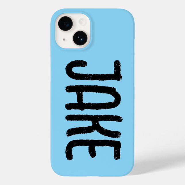 CAPA DE IPHONE PERSONALIZADA AZUL (Verso)