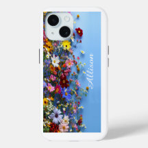 Capa de iPhone Personalizada com Flores Silvestres
