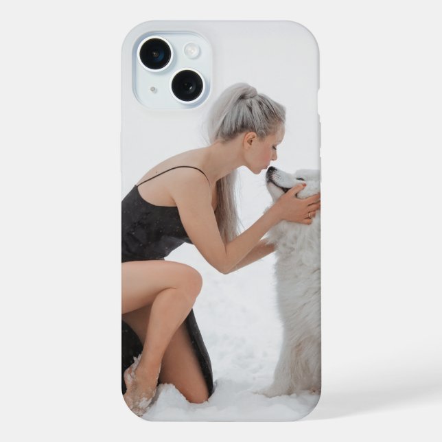 Capa de iPhone Personalizada com Foto Customizada (Verso)