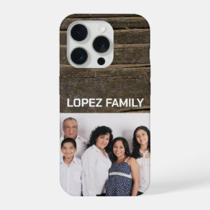 Capa de iphone personalizada com foto da família e