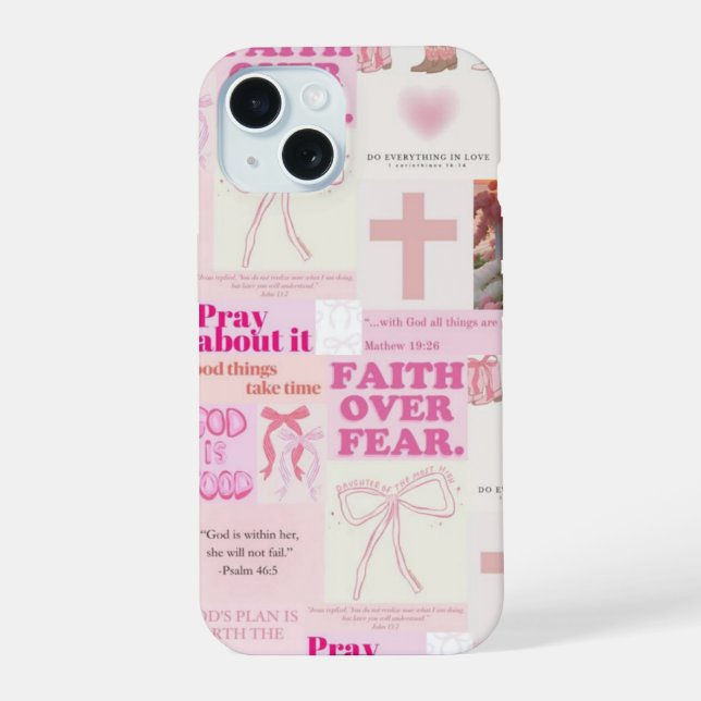 Capa de iPhone Pinky Faithful para iPhone 15 (Verso)