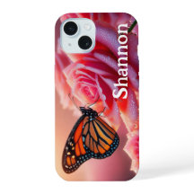 Capa de iPhone - Rosa Borboleta