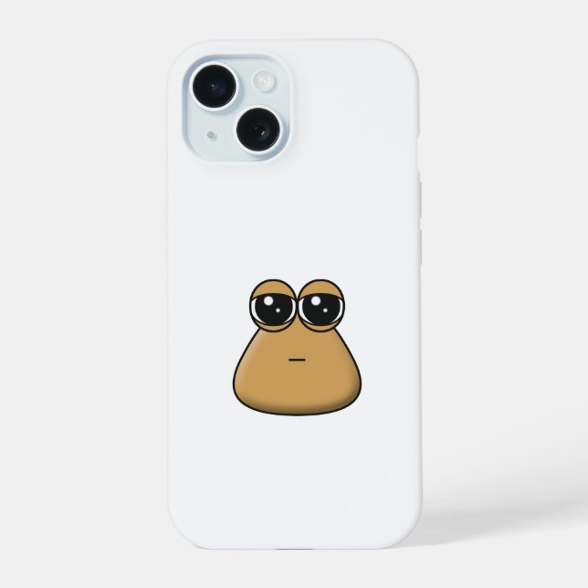 Capa de iPhone - Sad Baby Pou (Verso)
