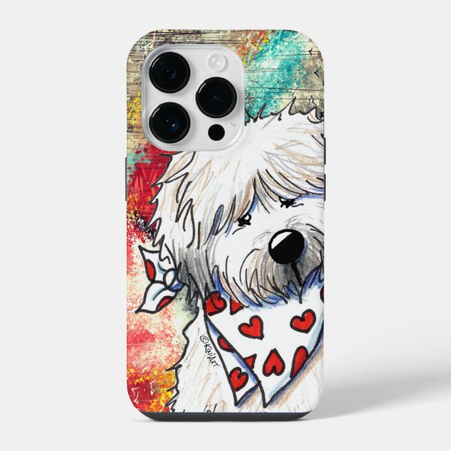 Capa de iPhone Soft Coat Wheaten (Verso)