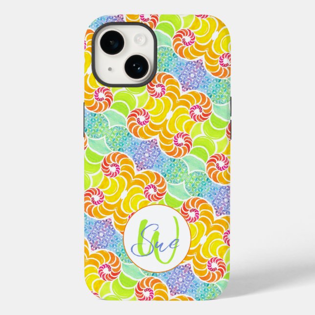 Capa de iPhone Sue Mosaic (Verso)