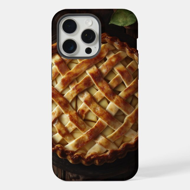 Capa de iPhone Torta de Maçã - Proteção Doce e Ele (Verso)