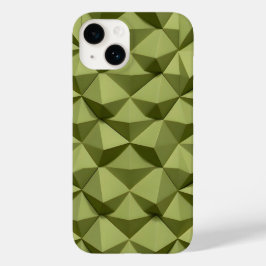Capa de iPhone Verde Oliva Textura Moderna Minimal