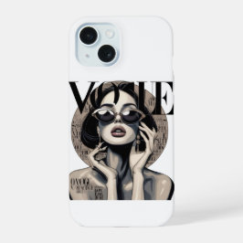Capa de iPhone Vogue Aesthetic Girl | Moda de Luxo