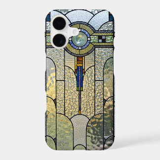 Capa de iPhone X com janela de vidro Art Déco