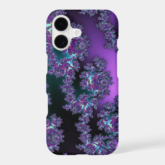 Capa de iPhone X Fractalacious Fractal Tons Frios