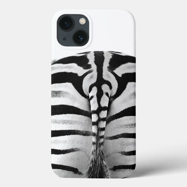 Capa de iPhone - Zebra's Bottom Divertida (Verso)