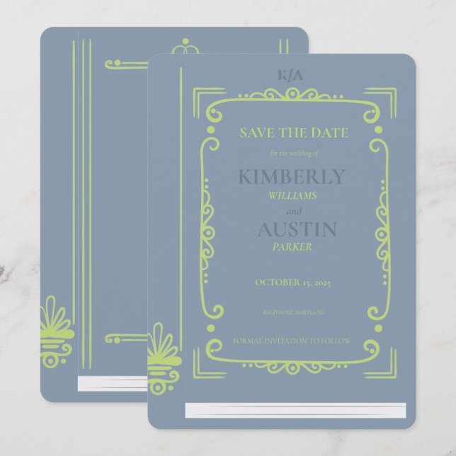 Capa de Livro Antigo | Tema Livro Anúncio de Data (Frente/Verso)