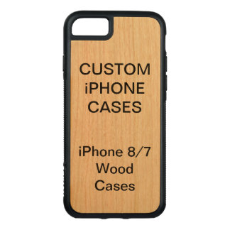 Capa Para iPhone 8/ 7 Carved iPhone de madeira personalizado costume da cereja