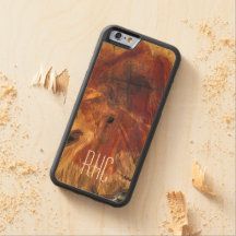 Monograma masculino e Woodsy rústico do Burl