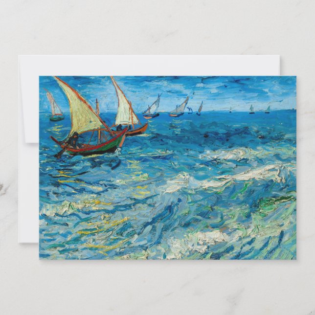 Capa de mar em Saintes-Maries | Vincent van Gogh (Frente)