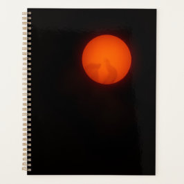 Capa de Planejador de Halloween Luxo Dark Ember
