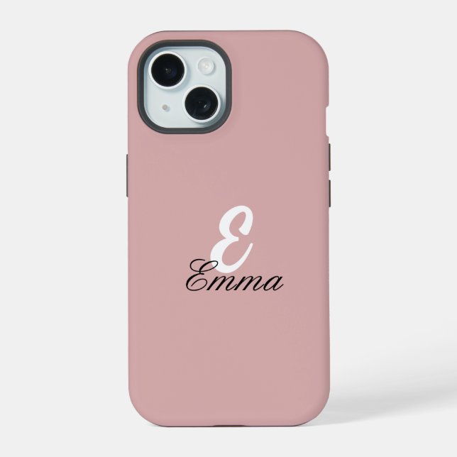 Capa de Proteção Personalizável de Cor Sólida Eleg (Verso)