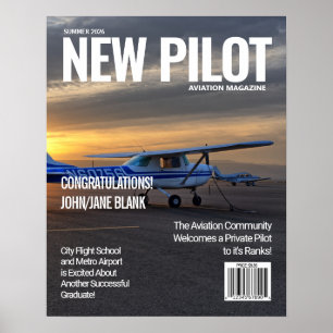 Capa de Revista Personalizada Poster