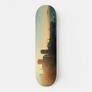 Capa de skate com foto da Baía de São Francisco