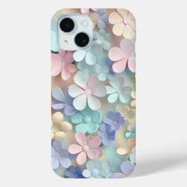 Capa de telefone 3D Pastel Floral Blossom
