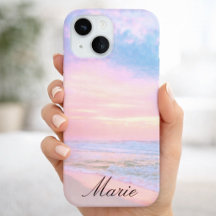 Capa de Telefone Algodão Doce Praia da Flórida Nas