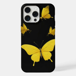 capa de telefone amarela de borboleta para iphone1