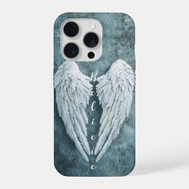 Capa de telefone Angel Wing, acredite (Verso)