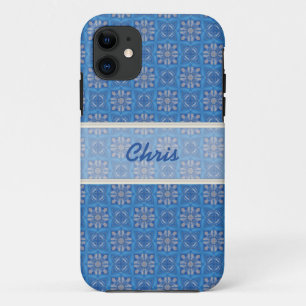 Capa de telefone Azul do Iphone Personalizado