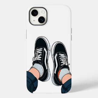 capa de telefone calçado de skater