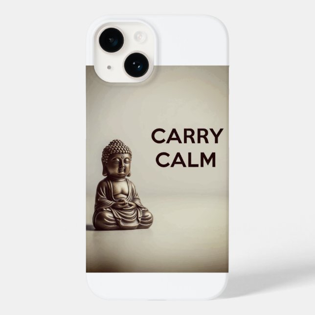 Capa de telefone carregar Calm Buddha (Verso)