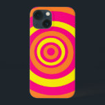 Capa de telefone celular com padrão amarelo alaran<br><div class="desc">Proteja seu telefone com estilo com esta capa de telefone colorida de celular com a arte pelo Clothing e Collectables do ButterCup. A capa de telefone apresenta um padrão de estilo retrorreflector colorido em tons de laranja,  amarelo e rosa. Disponível para várias marcas e modelos de telefones celulares.</div>