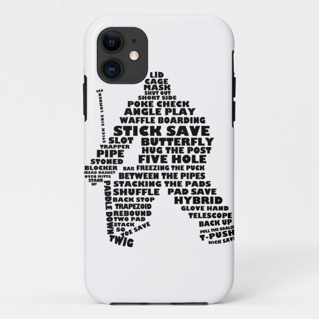 Capa de telefone Celular de Hockey Goalie (Verso)