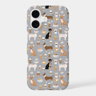 Capa de telefone Coffee Chihuahuas