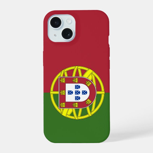 Capa de telefone com a bandeira de Portugal (Verso)