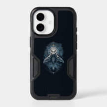 Capa de telefone com geometria de mariposa mística