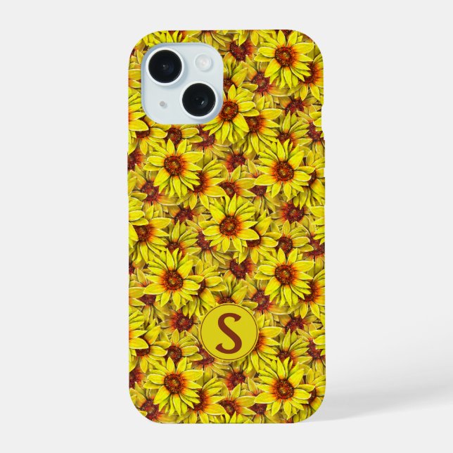 Capa de Telefone com Girassol (Verso)