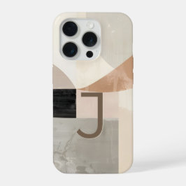Capa de Telefone com Letra J Minimalista – Design