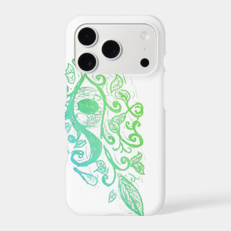 Capa de telefone com olho floral
